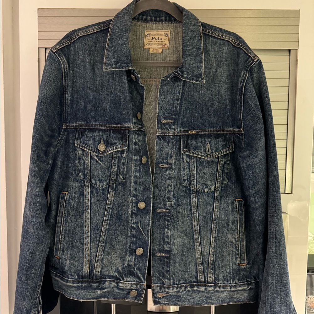Polo Ralph Lauren Mid Wash Denim Jacket Size M